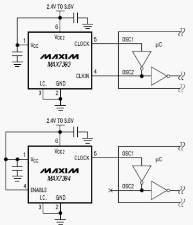    MAX7393, MAX7394