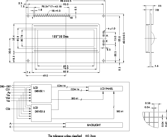 LCD- PG-12232-C