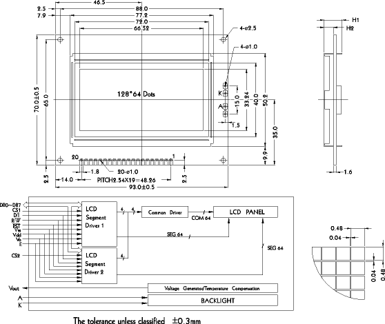 LCD- PG-12864-A