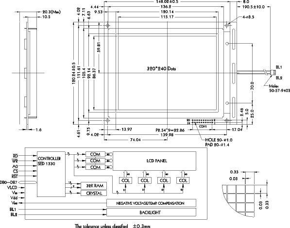 LCD- PG-320240-D